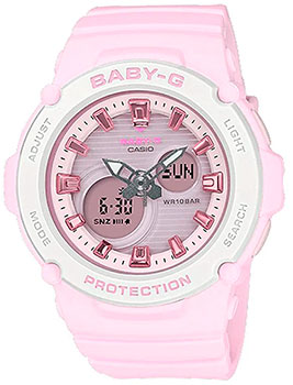 Японские наручные  женские часы Casio BGA-270-4A. Коллекция Baby-G