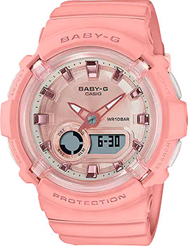 Японские наручные  женские часы Casio BGA-280-4A. Коллекция Baby-G