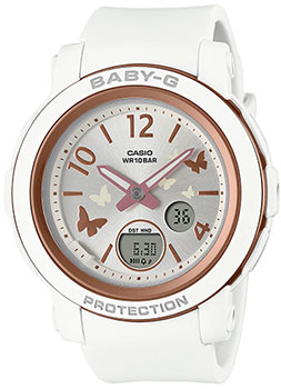 Японские наручные  женские часы Casio BGA-290BD-7A. Коллекция Baby-G