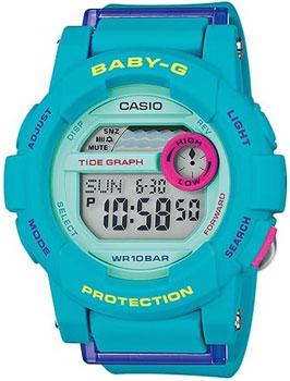 Японские наручные  женские часы Casio BGD-180FB-2E. Коллекция Baby-G