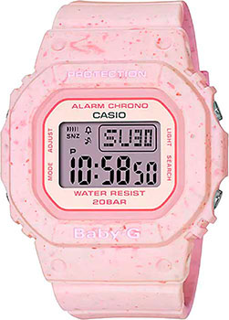 Японские наручные  женские часы Casio BGD-560CR-4. Коллекция Baby-G