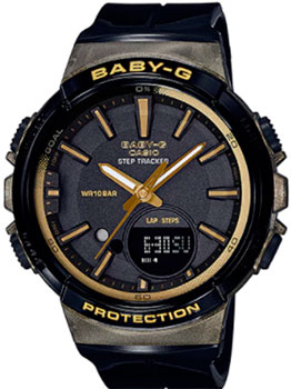 Японские наручные  женские часы Casio BGS-100GS-1A. Коллекция Baby-G