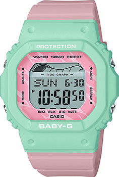 Японские наручные  женские часы Casio BLX-565-3ER. Коллекция Baby-G