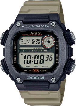Японские наручные  мужские часы Casio DW-291HX-5A. Коллекция Digital