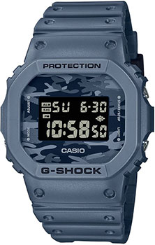 Японские наручные  мужские часы Casio DW-5600CA-2ER. Коллекция G-Shock