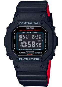 Японские наручные  мужские часы Casio DW-5600HR-1E. Коллекция G-Shock