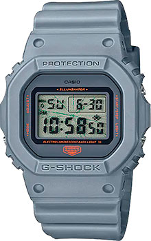 Японские наручные  мужские часы Casio DW-5600MNT-8. Коллекция G-Shock
