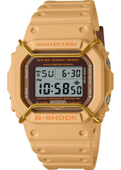 Японские наручные  мужские часы Casio DW-5600PT-5. Коллекция G-Shock