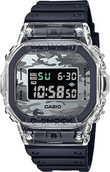 Японские наручные  мужские часы Casio DW-5600SKC-1. Коллекция G-Shock