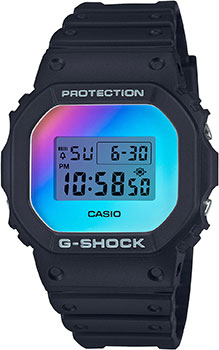 Японские наручные  мужские часы Casio DW-5600SR-1. Коллекция G-Shock