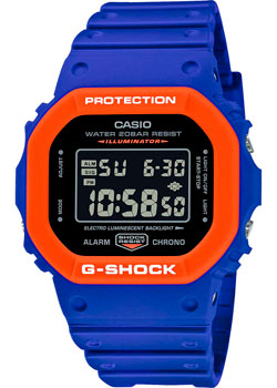 Японские наручные  мужские часы Casio DW-5610SC-2. Коллекция G-Shock