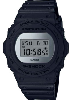 Японские наручные  мужские часы Casio DW-5700BBMA-1. Коллекция G-Shock