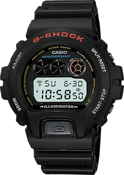 Японские наручные  мужские часы Casio DW-6900-1V. Коллекция G-Shock