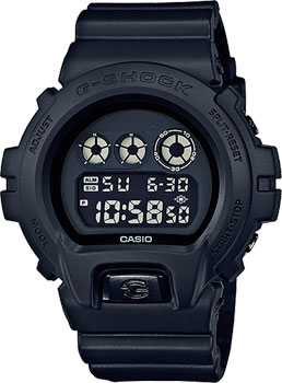 Японские наручные  мужские часы Casio DW-6900BB-1E. Коллекция G-Shock