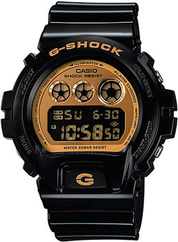 Японские наручные  мужские часы Casio DW-6900CB-1D. Коллекция G-Shock
