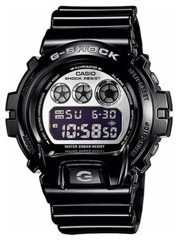 Японские наручные  мужские часы Casio DW-6900NB-1E. Коллекция G-Shock