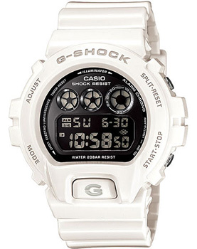 Японские наручные  мужские часы Casio DW-6900NB-7E. Коллекция G-Shock