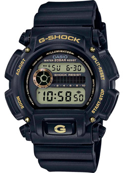 Японские наручные  мужские часы Casio DW-9052GBX-1A9. Коллекция G-Shock