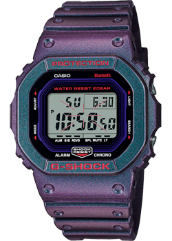 Японские наручные  мужские часы Casio DW-B5600AH-6. Коллекция G-Shock