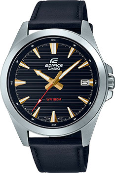 Японские наручные  мужские часы Casio EFV-140L-1A. Коллекция Edifice