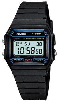 Японские наручные  мужские часы Casio F-91W-1. Коллекция Vintage