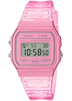 Японские наручные  женские часы Casio F-91WS-4EF. Коллекция Vintage