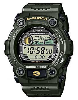 Японские наручные  мужские часы Casio G-7900-3E. Коллекция G-Shock
