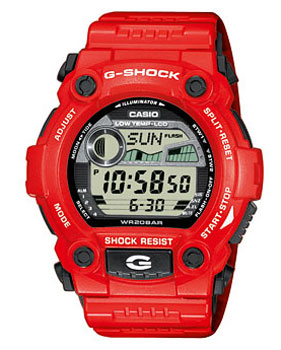 Японские наручные  мужские часы Casio G-7900A-4E. Коллекция G-Shock