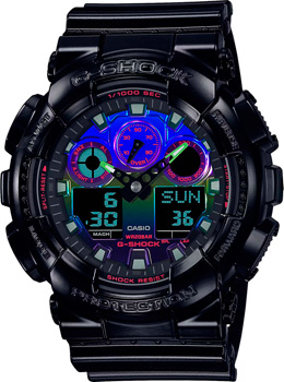 Часы Casio G-Shock GA-100RGB-1A