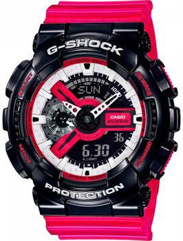 Японские наручные  мужские часы Casio GA-110RB-1AER. Коллекция G-Shock