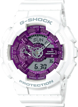 Японские наручные  мужские часы Casio GA-110WS-7A. Коллекция G-Shock