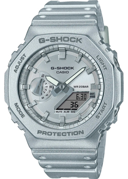 Японские наручные  мужские часы Casio GA-2100FF-8A. Коллекция G-Shock