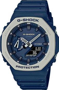 Японские наручные  мужские часы Casio GA-2110ET-2AER. Коллекция G-Shock