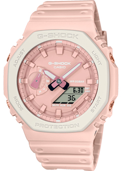 Японские наручные  мужские часы Casio GA-2110SL-4A7. Коллекция G-Shock
