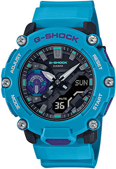 Японские наручные  мужские часы Casio GA-2200-2AER. Коллекция G-Shock