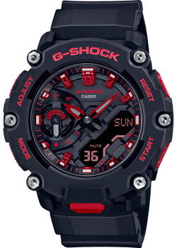 Японские наручные  мужские часы Casio GA-2200BNR-1A. Коллекция G-Shock