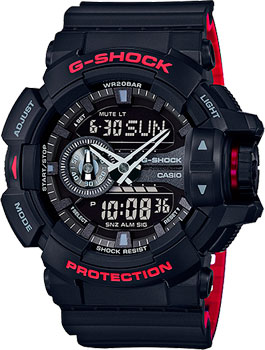 Японские наручные  мужские часы Casio GA-400HR-1A. Коллекция G-Shock