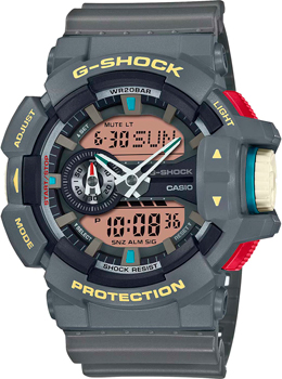 Японские наручные  мужские часы Casio GA-400PC-8A. Коллекция G-Shock