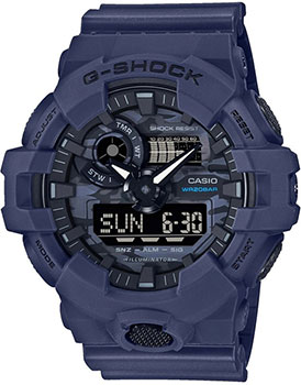 Японские наручные  мужские часы Casio GA-700CA-2AER. Коллекция G-Shock