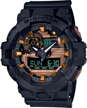 Японские наручные  мужские часы Casio GA-700RC-1A. Коллекция G-Shock