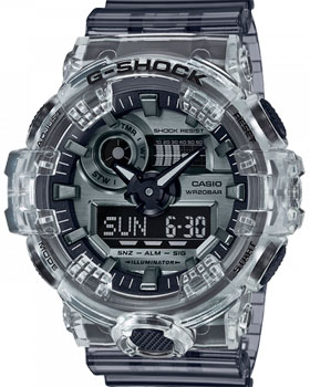 Японские наручные  мужские часы Casio GA-700SK-1AER. Коллекция G-Shock
