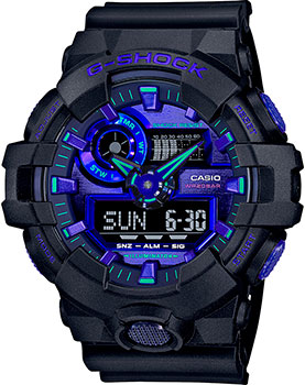 Японские наручные  мужские часы Casio GA-700VB-1AER. Коллекция G-Shock