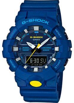 Японские наручные  мужские часы Casio GA-800SC-2A. Коллекция G-Shock