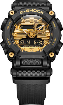 Японские наручные  мужские часы Casio GA-900AG-1AER. Коллекция G-Shock