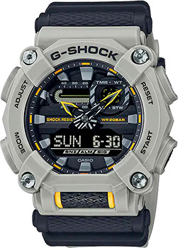 Японские наручные  мужские часы Casio GA-900HC-5A. Коллекция G-Shock