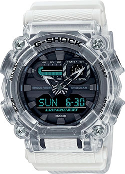 Японские наручные  мужские часы Casio GA-900SKL-7A. Коллекция G-Shock