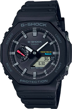 Японские наручные  мужские часы Casio GA-B2100-1A. Коллекция G-Shock