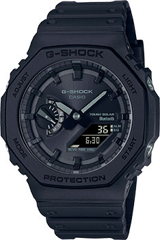 Японские наручные  мужские часы Casio GA-B2100-1A1. Коллекция G-Shock