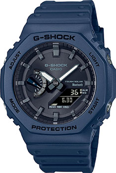 Японские наручные  мужские часы Casio GA-B2100-2A. Коллекция G-Shock