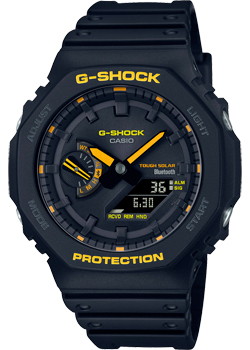 Японские наручные  мужские часы Casio GA-B2100CY-1A. Коллекция G-Shock